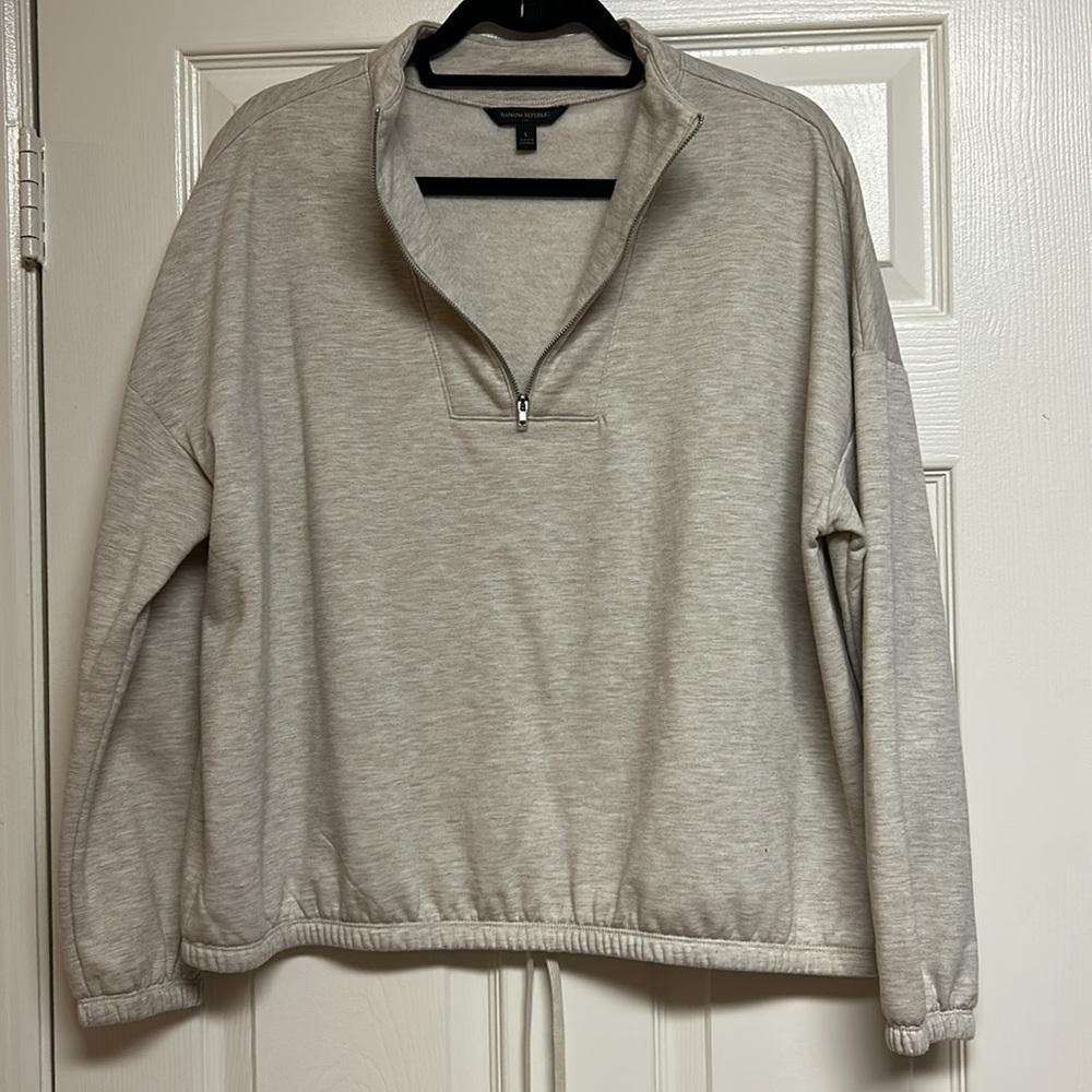 Tan banana republic sweatshirt